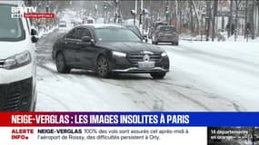 Neige-verglas à Paris: retour sur les images les plus insolites de la journée