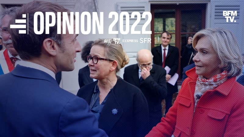 Emmanuel Macron et Valérie Pécresse à Médan, le 26 octobre 2022