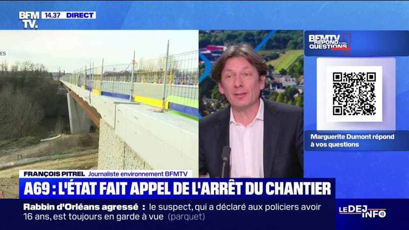 L'État fait appel de l'arrêt du chantier de l'A69