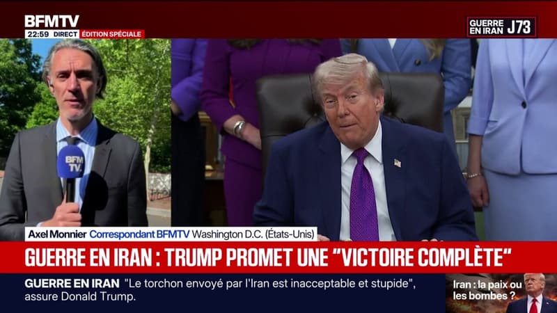 Iran: Donald Trump promet promet une "victoire complète" des États-Unis