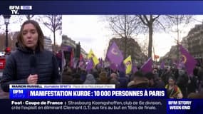 Manifestation kurde: la marche s'est dispersée dans le calme