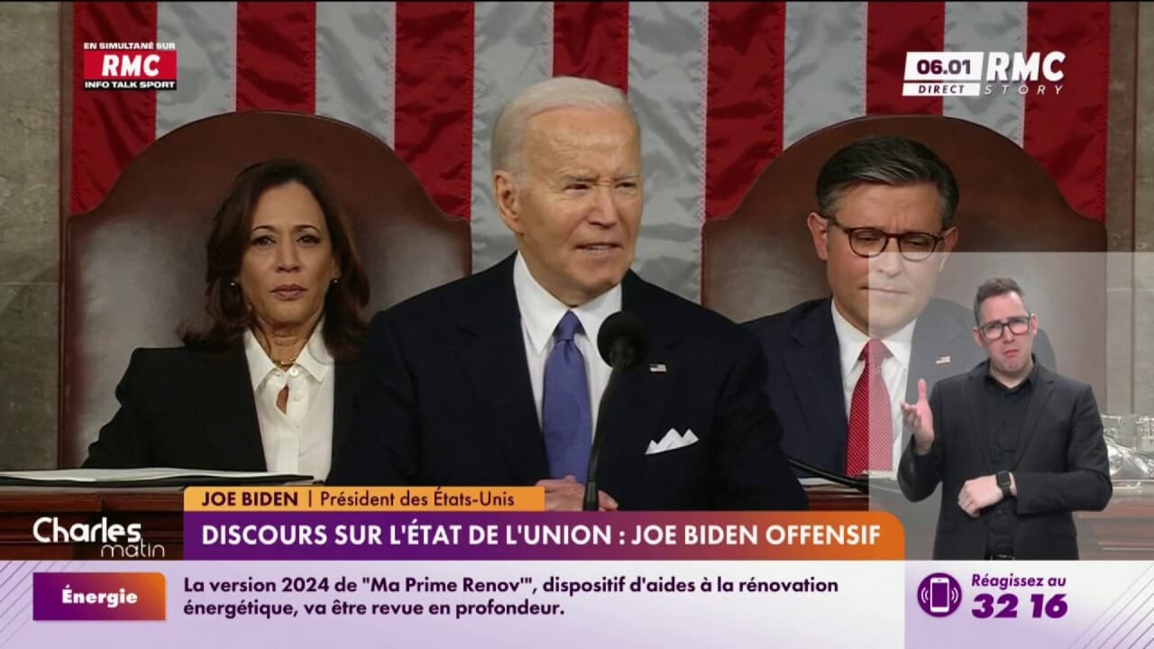 Discours Du L'Etat De L'Union: Joe Biden Offensif