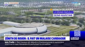 Un homme de 78 ans meurt d'un malaise cardiaque devant le Zénith de Rouen