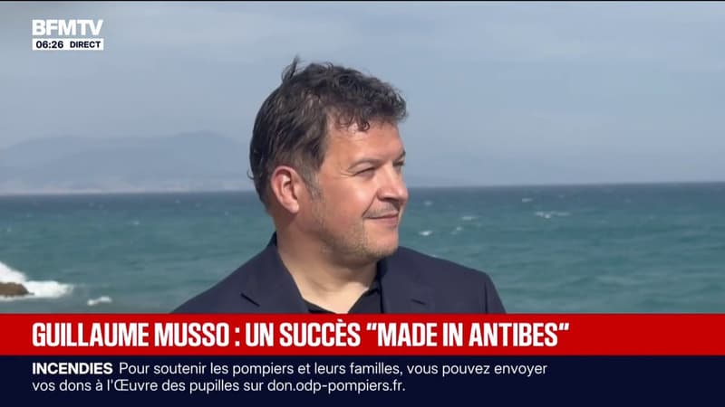 "Cet amour pour ma ville, je l'ai senti depuis que je n'y habite plus": Guillaume Musso revient sur le succès de son dernier ouvrage, avec en toile de fond sa ville natale, Antibes