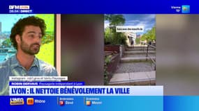 Lyon : il nettoie bénévolement la ville