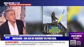 "Chaque fois que les Russes ont eu à affronter les Ukrainiens, ils ont toujours reculé", souligne Bernard-Henri Lévy