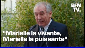 François Bayrou ému lors d'un discours hommage à son amie, Marielle de Sarnez
