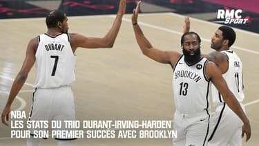 NBA : Les stats du trio Durant-Irving-Harden pour son premier succès avec Brooklyn