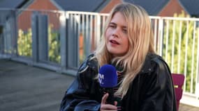 Zaho de Sagazan au micro de BFMTV, le 28 octobre 2024