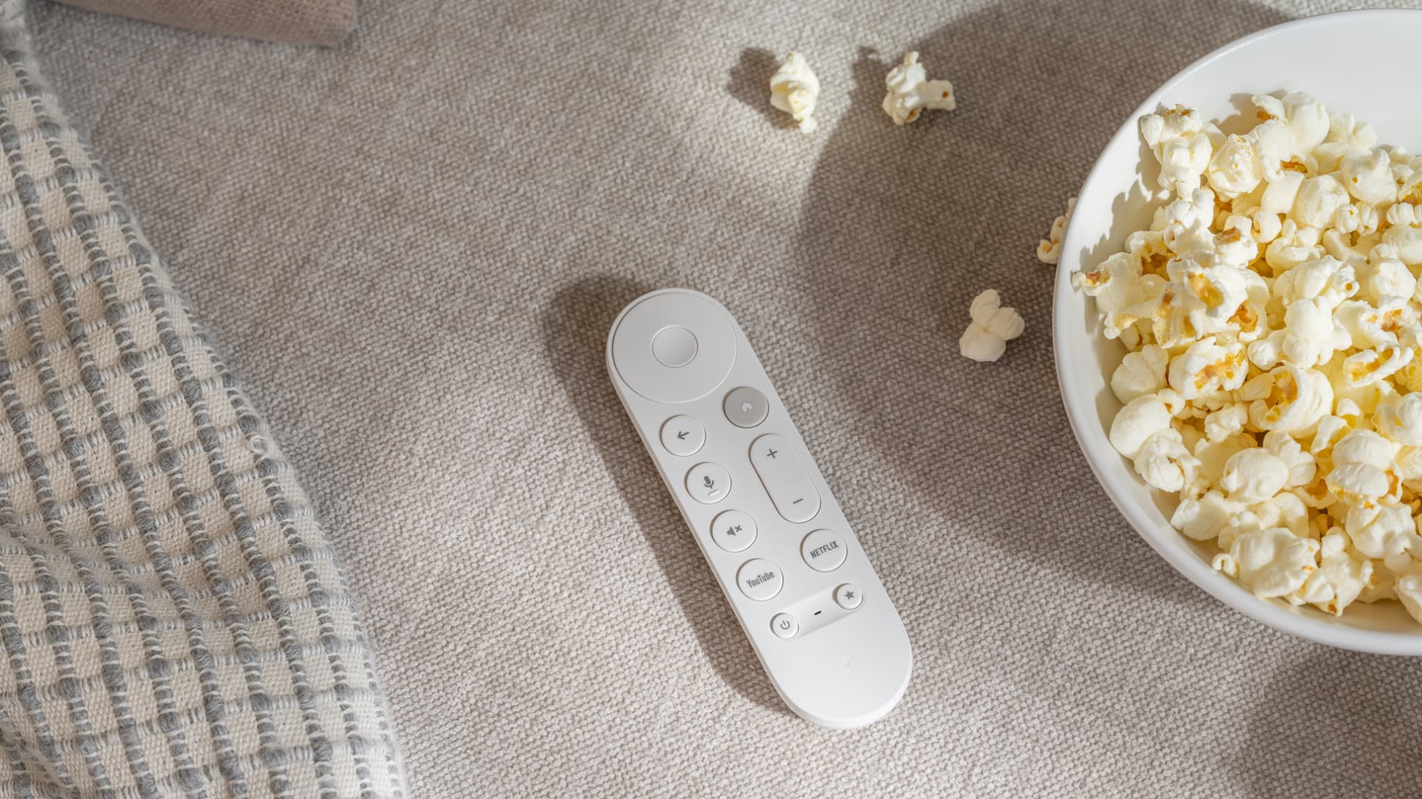 La télécommande du Google TV Streamer