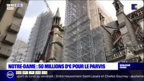 Notre-Dame: 50 millions d'euros pour réaménager le parvis