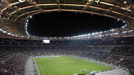 Le stade de France à Saint-Denis qui va accueillir la "Homeless World Cup Paris 2011". Remettre les plus démunis dans le jeu de la vie via une compétition sportive internationale, c'est l'objectif de cette Coupe du monde de football des sans-abri. /Photo