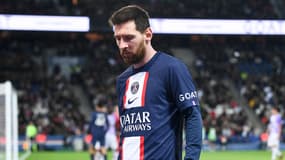 Lionel Messi avec le PSG en février 2023