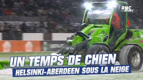 Helsinki 2-2 Aberdeen: Jets de boules de neige, match arrêté pour déneiger... une drôle de soirée