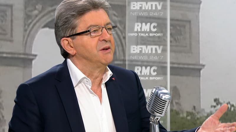 Jean-Luc Mélenchon, était l'invité de BFMTV, ce lundi matin