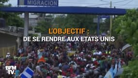 Des milliers de migrants honduriens forcent la frontière Guatemala-Mexique