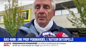 Enseignante poignardée en classe: "La priorité est de permettre aux élèves d'avoir un bon suivi psychologique", affirme Jacky Wolfarth (maire de Benfeld, dans le Bas-Rhin)
