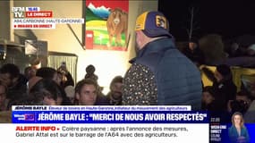 Mobilisation des agriculteurs: Jérôme Bayle, éleveur de bovins et figure du mouvement, remercie Gabriel Attal de les "avoir respectés"