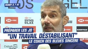 World Sevens (Los Angeles): "Notre travail en interne nous déstabilise", les mots forts du coach des Bleues 