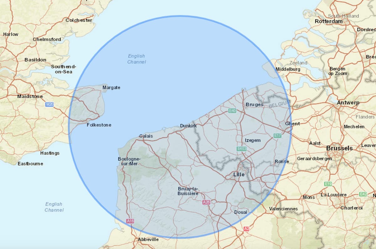 CARTE. Jusqu'où pourrezvous aller à partir du 11 mai depuis Lille