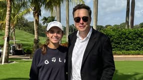 Kai Trump aux côtés d'Elon Musk