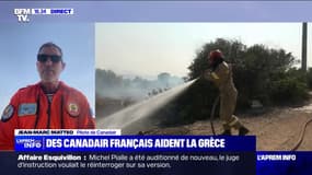 Incendie en Grèce: "C'est une normalité d'en arriver à une entraide européenne", affirme Jean-Marc Matteo, pilote français de Canadair