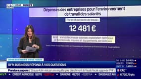 BFM Business avec vous : Quelles sont les dépenses des entreprises pour l'environnement de travail des salariés ? - 15/12