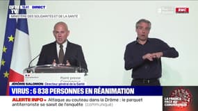 Jérôme Salomon (directeur général de la Santé): "Nous déplorons 7560 décès en France"