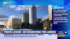 Procès Lafarge : des réquisitions très lourdes