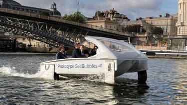Une démonstration d'un de ces Sea Bubbles en juin dernier