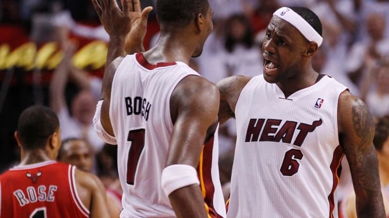 Chris Bosh et LeBron James