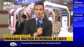 Mondial de l'auto: Emmanuel Macron tente de rassurer le secteur automobile