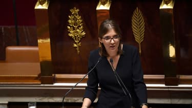 La députée LREM Aurore Bergé le 15 octobre 2019 à l'Assemblée nationale