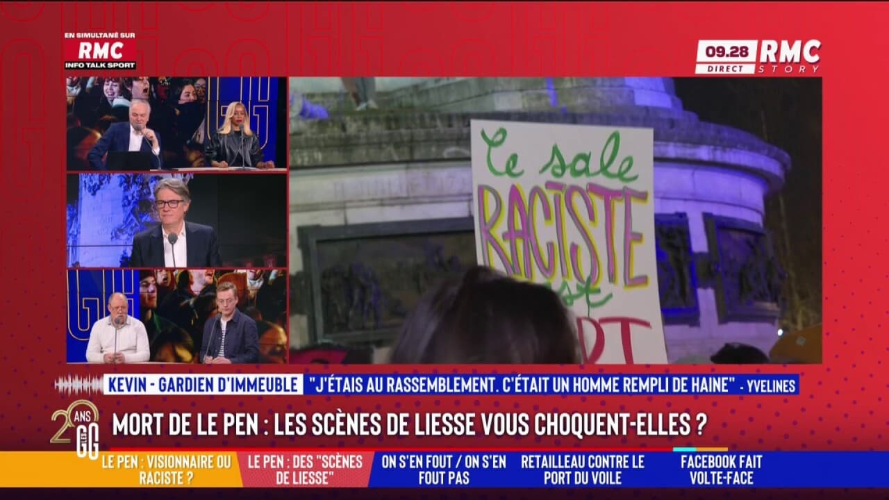 Jean-Marie Le Penscènes de liesse : Jy étais pour lidéologie, témoigne  Kévin