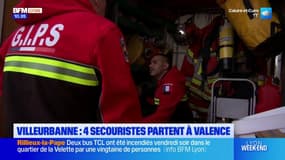 Inondations en Espagne: quatre secouristes de Villeurbanne en route pour Valence