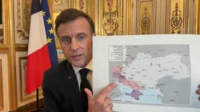Emmanuel Macron : "Celui qui sacrifie des générations c'est Vladimir Poutine" 
