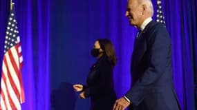 Joe Biden et Kamala Harris à Wilmington, le 6 novembre 2020. 