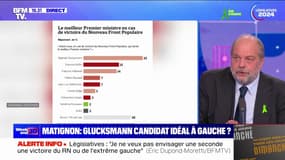 Éric Dupond-Moretti: "Raphaël Glucksmann a décidé d'aller vers ceux qui l'ont insulté pendant toute la campagne des élections européennes"