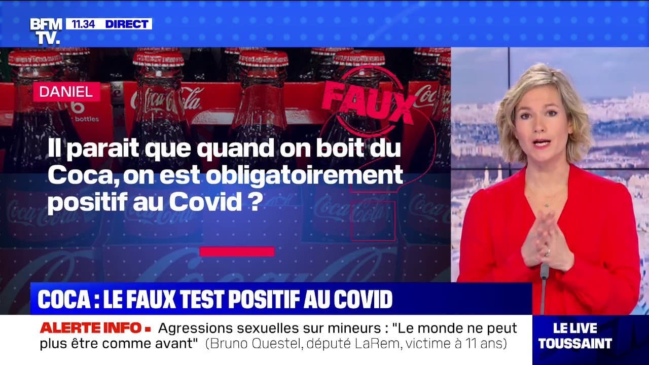 Le Coca peutil rendre positif un test Covid ? BFMTV répond à vos questions