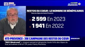 Alpes-de-Haute-Provence: le nombre de bénéficiaires des Restos du cœur en hausse