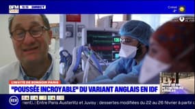 Variant anglais en Ile-de-France: "on est sur une corde raide" confie Jean-François Timsit de l'hôpital Bichat 