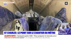 Marseille: point d'étape sur le chantier du métro de la gare Saint-Charles