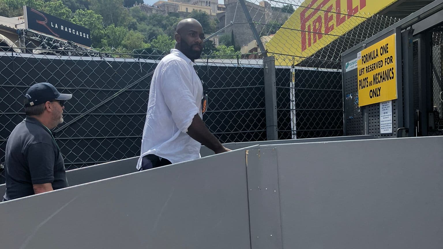 Teddy Riner au GP de Monaco.