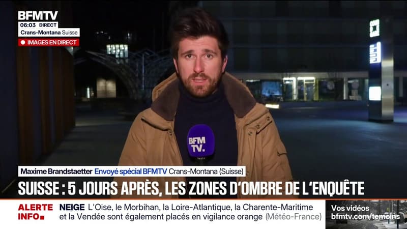 5 jours après l'incendie à Crans-Montana en Suisse, des zones d'ombre demeurent