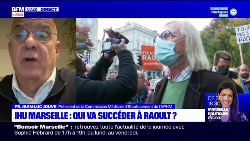 IHU de Marseille: le Professeur Jean-Luc Jouve estime que le départ de Didier Raoult va "apaiser les tensions"