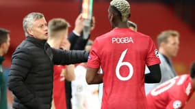 Paul Pogba et Ole Gunnar Solskjaer
