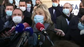 Valérie Pécresse en déplacement à Salon-de-Provence