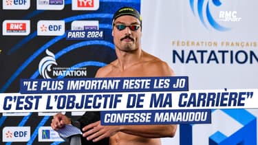 Natation : "Les JO, c'est l'objectif terminal de ma carrière", confesse Manaudou