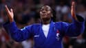 La joie de Clarisse Agbegnenou après sa victoire en finale des -63kg au Grand Slam de Paris