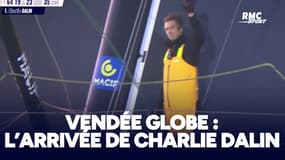 Vendée Globe : L'émotion de Charlie Dalin à son arrivée